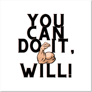 you can do it, Wil Posters and Art